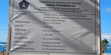 Proyek Kios Rp9,43 Miliar di Pantai Pandawa Disorot, Muncul Dugaan Cacat Hukum dan Minim Sosialisasi